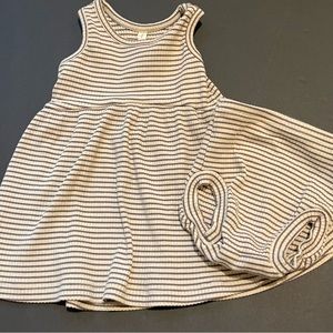 Quincy Mae dress and bloomer set